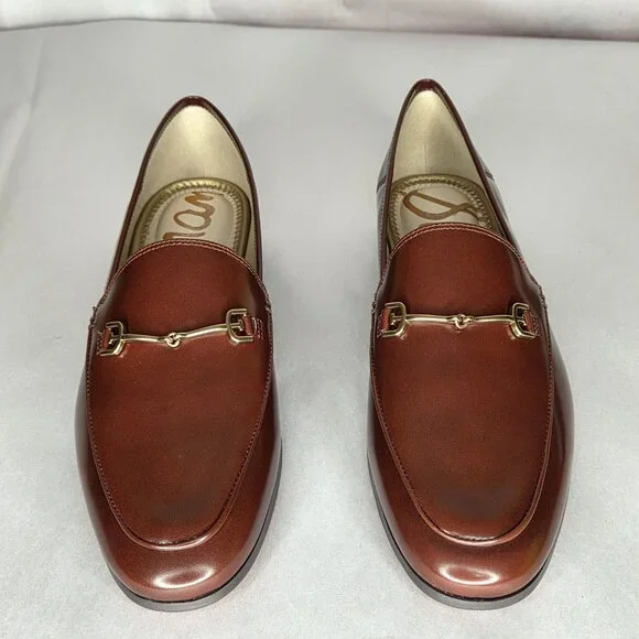 Sam Edelman Women's Loraine Brandy Boxlea Loafers Flats Size 10 - Picture 2 of 6